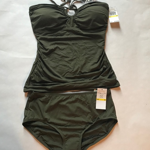Michael Michael Kors Tankini Set Olive - Picture 6 of 9